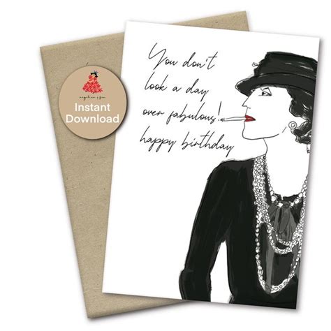 Coco Chanel Card 